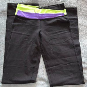 COPY - Lululemon Astro Pant (Tall) Black w. Criss Cross Waistband 6